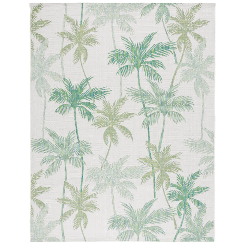 Courtyard Performance Floral Indoor/Outdoor Area Rug, Rectangle 9' x 12'