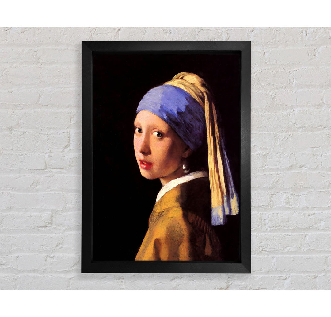 Vermeer Das Mädchen mit dem Perlenohrring - Einzelner Bilderrahmen Kunstdrucke