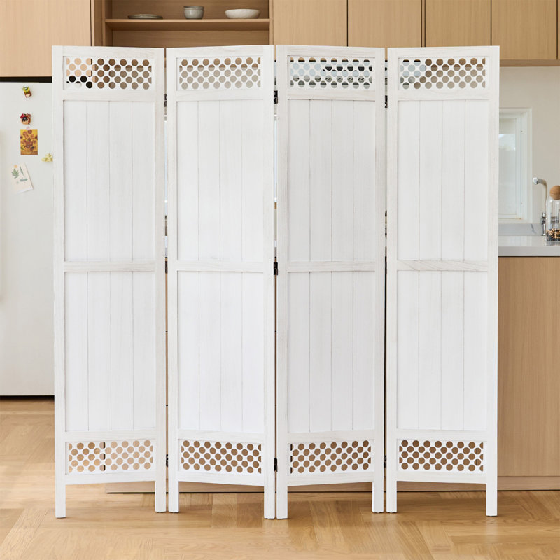 Cloison 67 po, 4, Blanc patiné