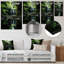 Cascade cachée Oasis forêt I - décoration murale paysages en métal-1382860722