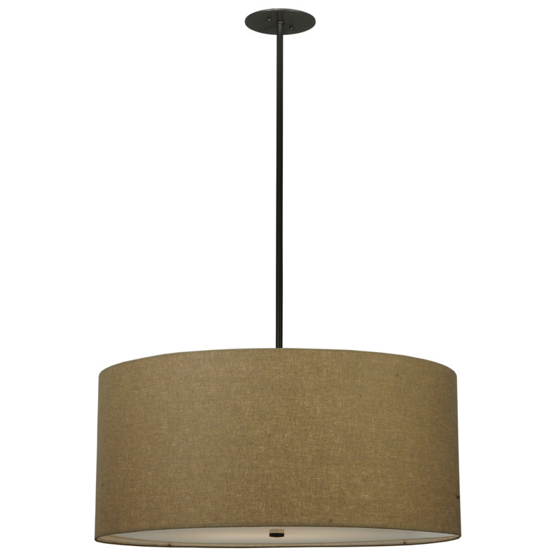 Luminaire suspendu en 36 po Cilindro Textrene