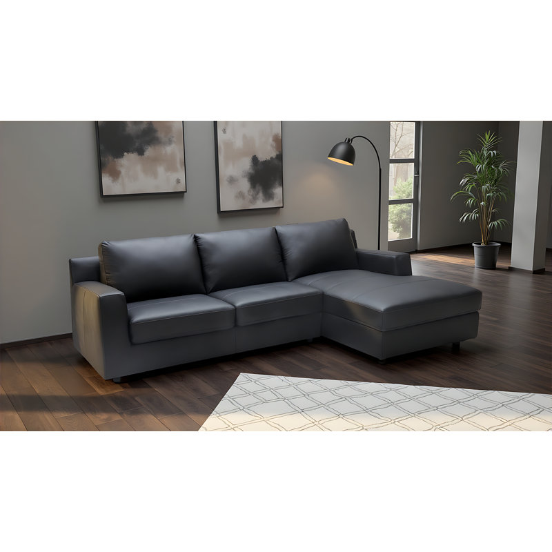 Pisa Upholstered L-Shaped Sectional, Right Hand Facing