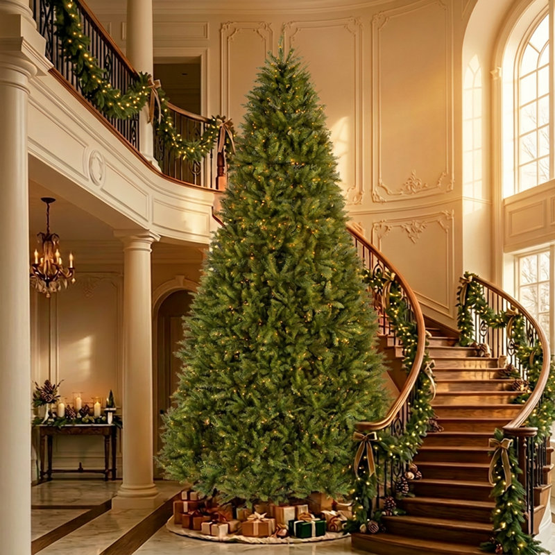 Sapin de Noël pré-éclairé, 14 pi