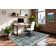 Tapis oriental bleu