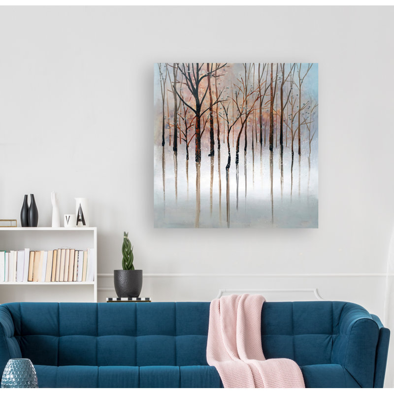 « laiton wood », reproduction de peinture à l’huile sur toile tendue