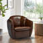 Mariela Upholstered Swivel Barrel Chair