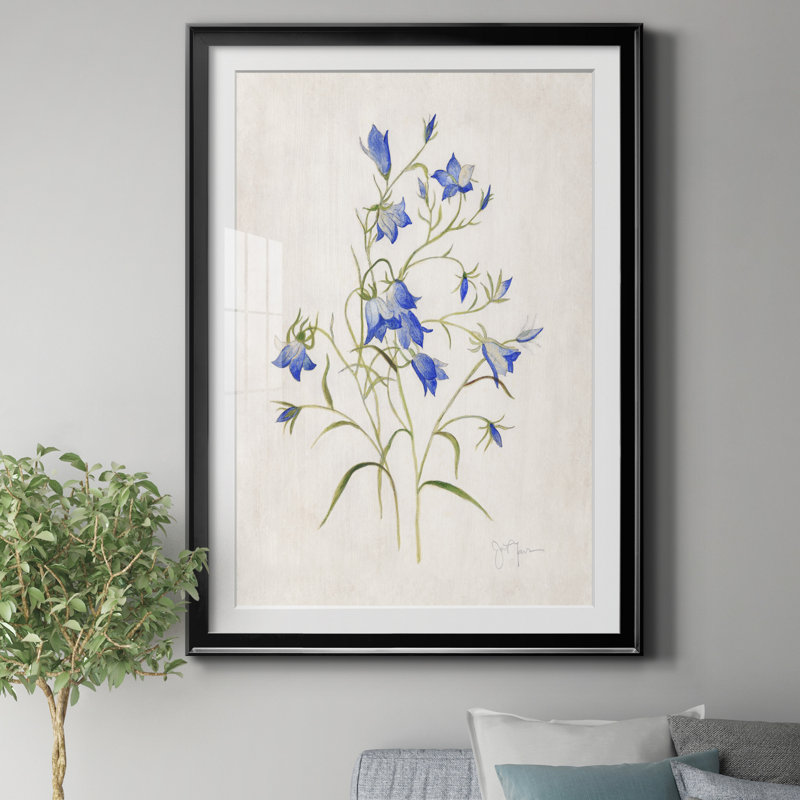 " Botanical I " Painting Print, Black, 42.5" H x 30.5" W x 1" D