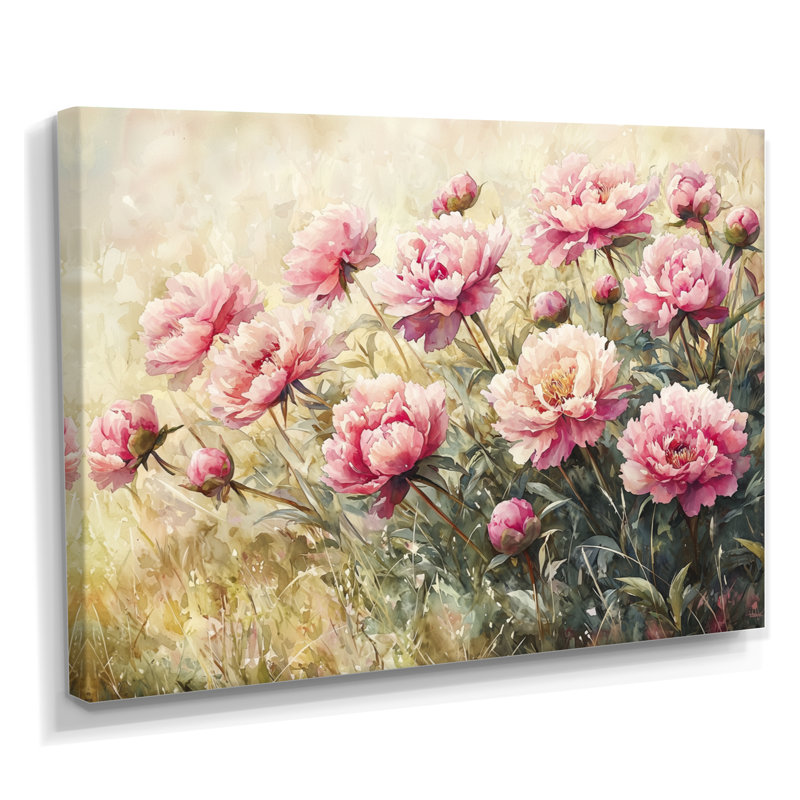 Marsha - Floral Oversized Canvas Prints, Wrapped Canvas, 16" H x 32" W, Does Not Apply