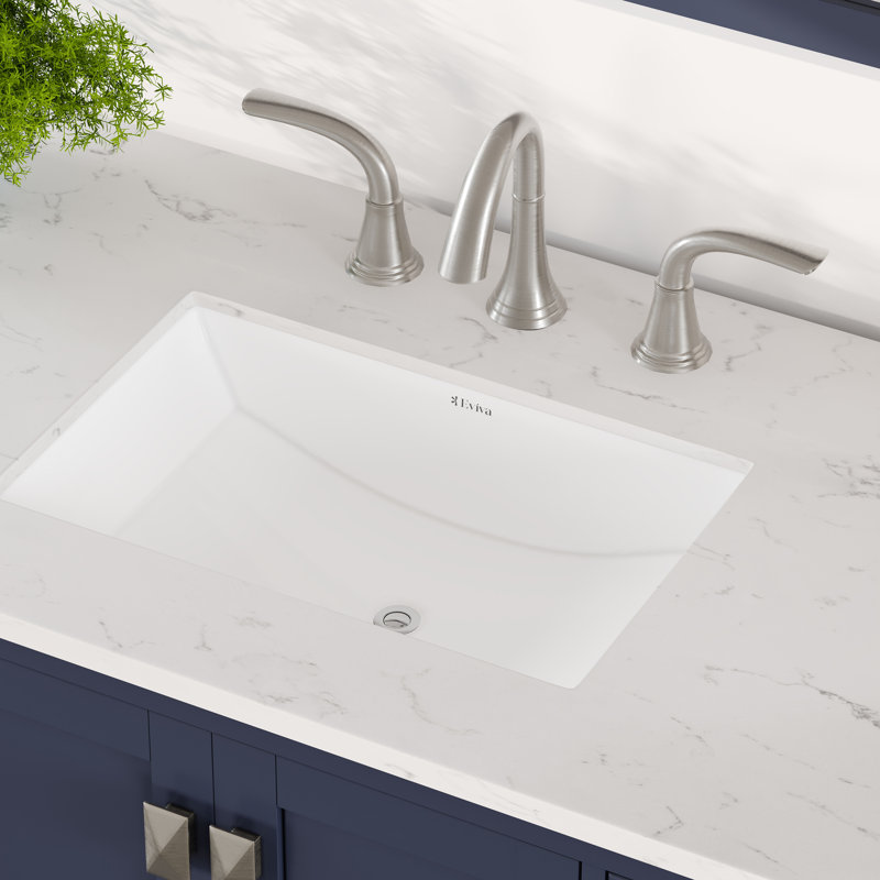 Minnich 48 In. Blue Single Sink Bath Vanity With Carrara Quartz Top And Undermount Porcelain Sink