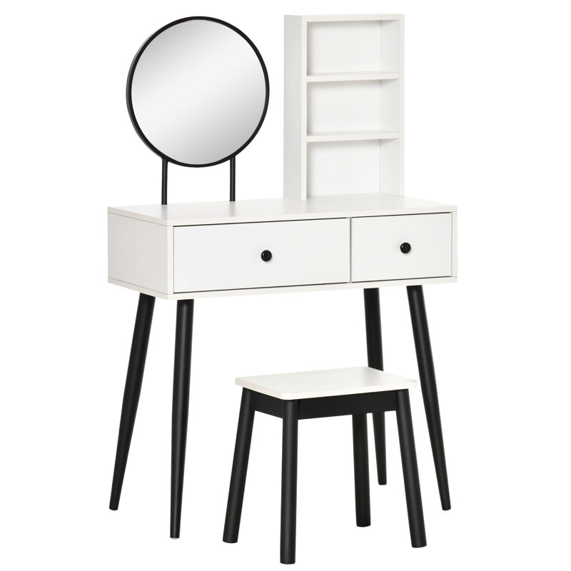 Daphie Vanity Set with Stool