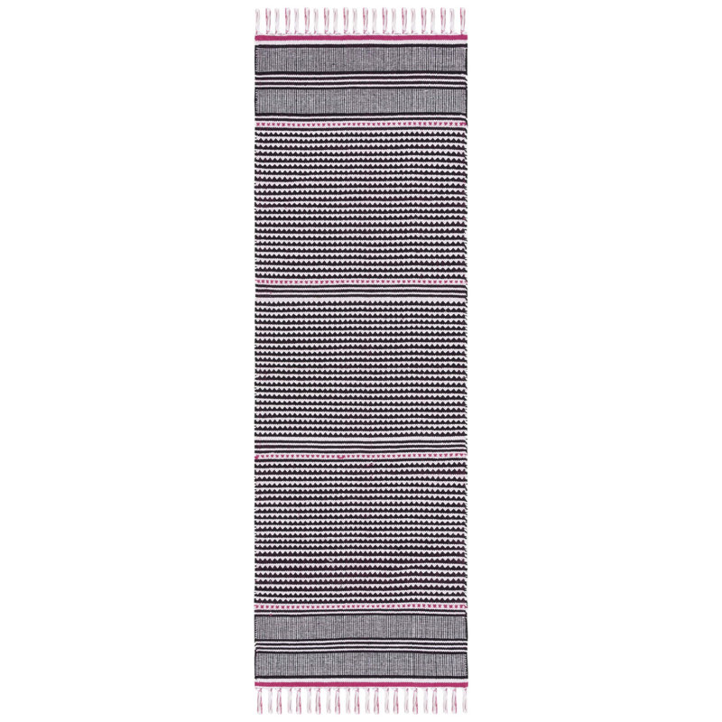 Granada Hand Woven Performance Striped Rug, Runner 2'3" x 7'