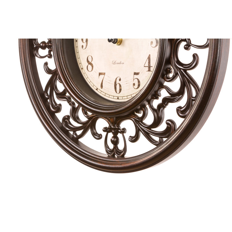 Alexis Wall Clock, Brown