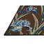 Tapis botanique brun lavable à la machine-960847404