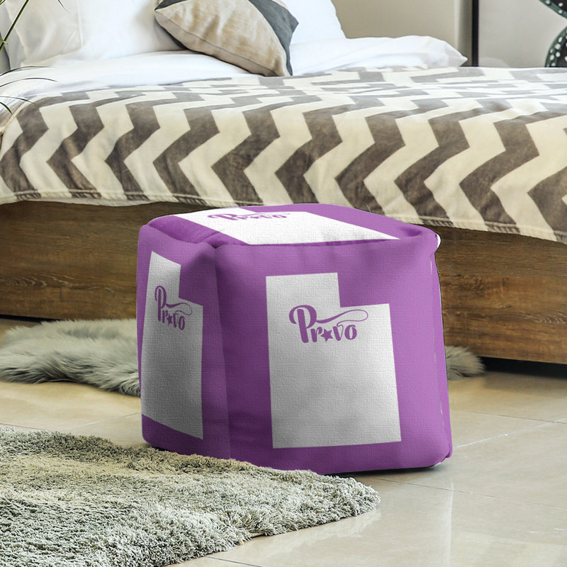Repose-pieds cubique provo utah, Violet