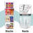 Sorbus Stackable Storage Bins Open Front, Clear Stackable Storage Bins, Pantry Bins for Storage and Organization, Acrylic Stackable Bins for Kitchen, Clear Pantry Organizer Bins (Medium Square), 4 Pack-125098823