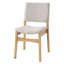 Ensemble de 4 chaises de salle à manger rembourrées empilables-1652658288-1652658291