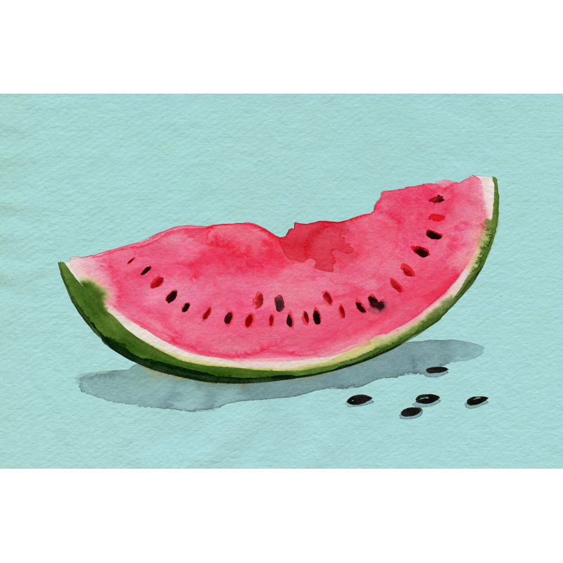 Melon d'eau d'été II, H 24 po x l 36 po x P 1,25 po