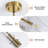 1-Light 7.87" Modern Gold Pendant, Clear Glass for Kitchen Island-1149063684