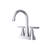 2 Bathroom Faucet, 7.91", , , Ss304 Stainless Steel & Zinc Alloy Body, Abs Ergonomic Handles, Pull-Out Function, Smooth Ceramic Cartridge, 1.2 Gpm Max Flow, 360 Swivel Spout, Deck Mount, Plate-122398785