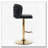 PU Faux Leather Upholstered 360°Swivel Adjustable Counter Height Bar Chairs Bar Stoolsith the whole Back Tufted-142164694-142164693