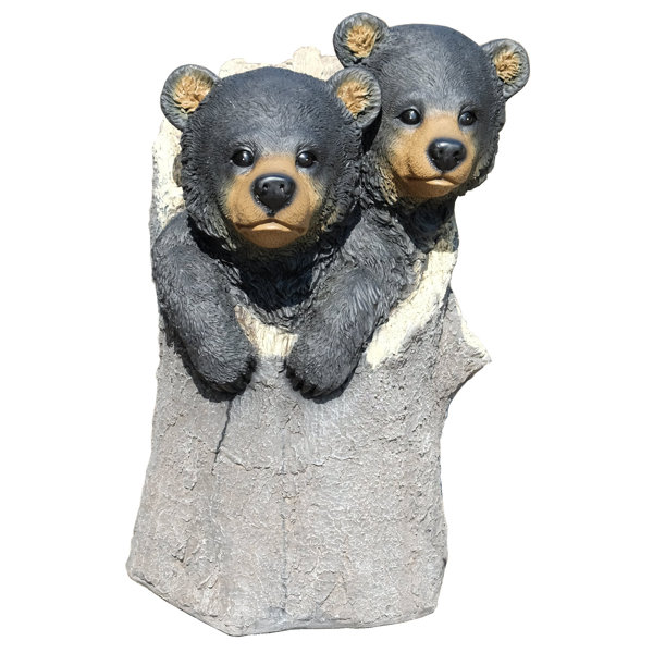 Loon Peak® Two Bears Garden Statue | Wayfair