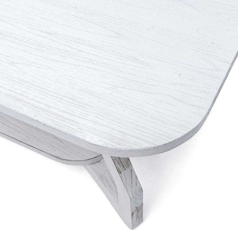 Surfside - Coffee Table - Weathered White Finish