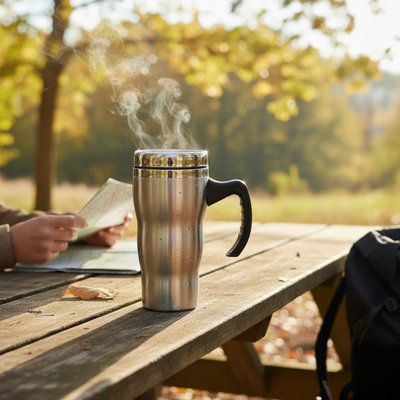 15 Oz Aluminum Travel Mug