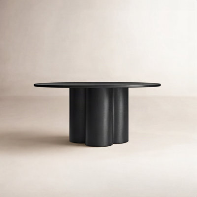 4 Quarter Round Dining Table