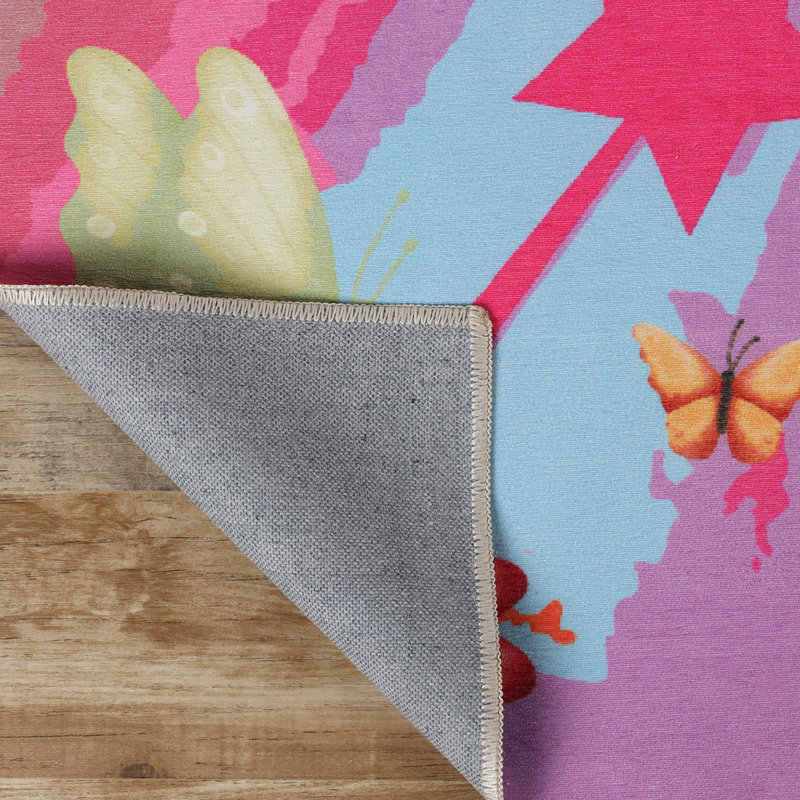 Tapis d'intérieur 100% polyester en polyester Hempel Butterfly, Rectangulaire 3 pi x 5 pi