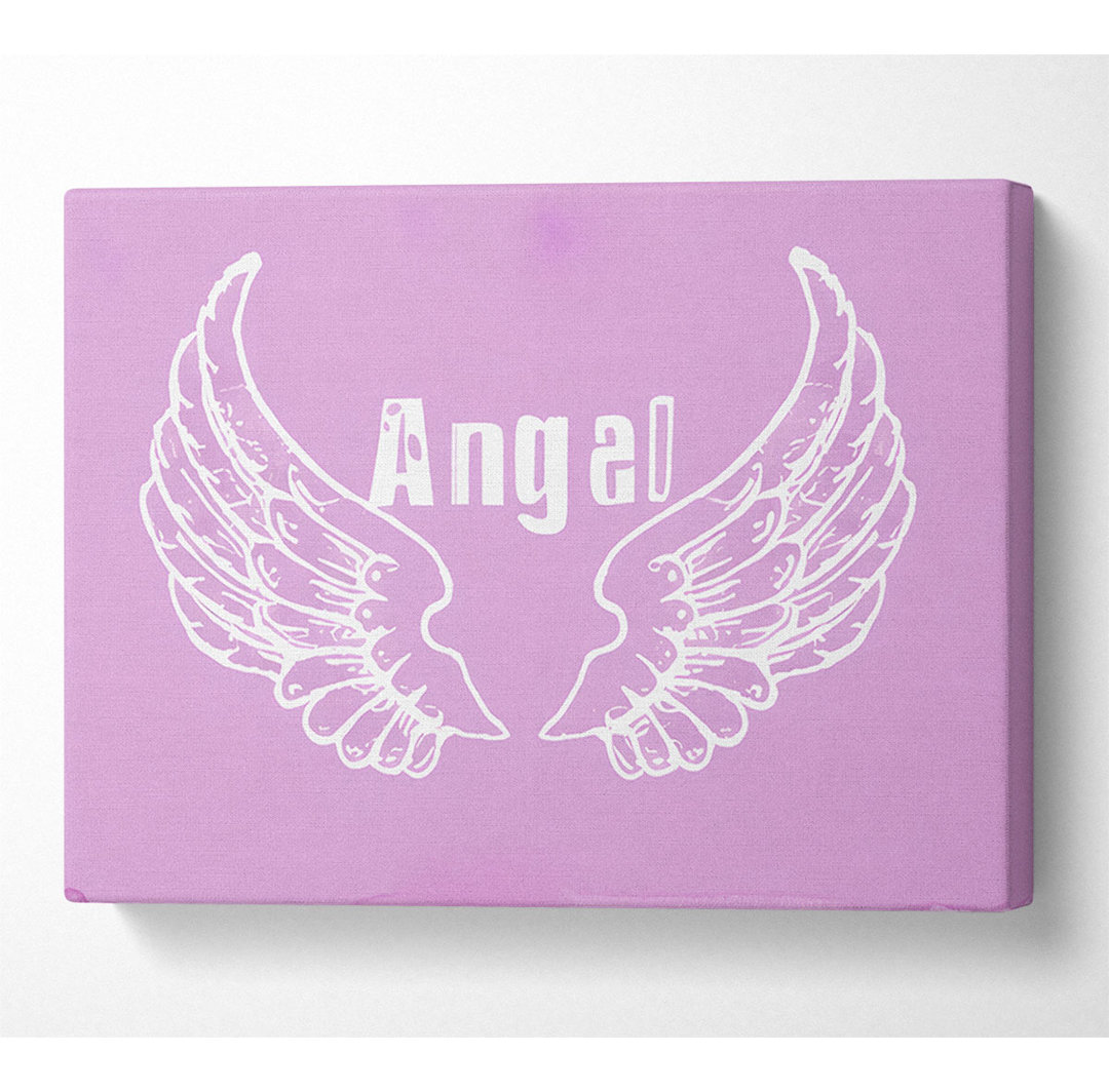 Angel Wings 2 Pink - Kunstdrucke auf Leinwand