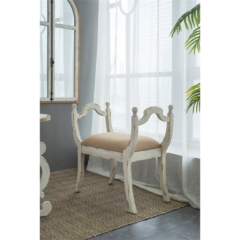 Banc de coiffeuse 30,7 x 15,7 x 30,7 po Harlow
