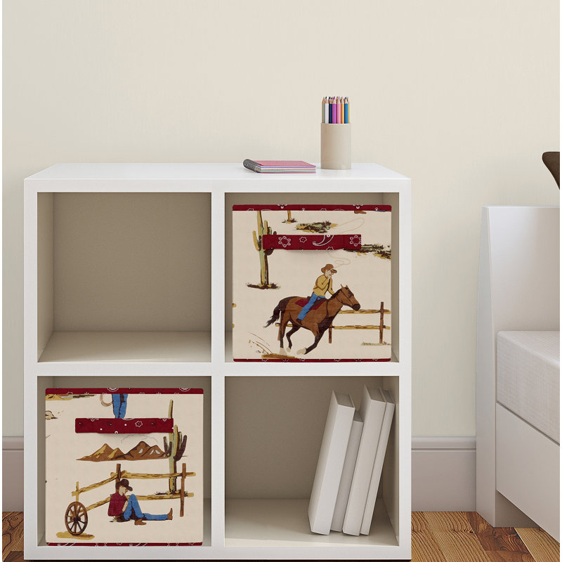 Wild West Fabric Storage Cube