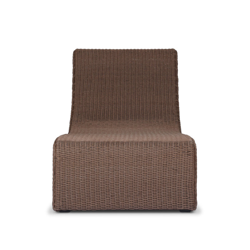 Mazu Outdoor Chaise-Frame-Tanned Weave