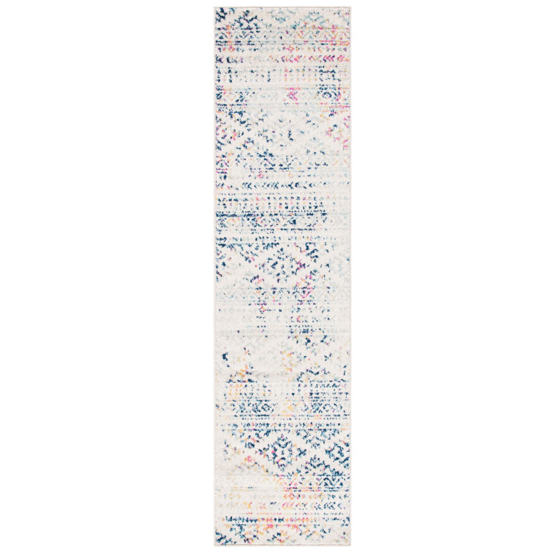 Sachiko Performance Geometric Rug, Runner 2' x 7'