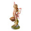 Statue de jardin solaire rose fée rose | Décor fantaisiste illuminé