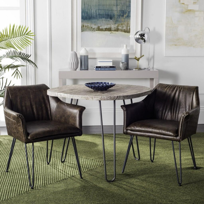 Fauteuil Rickman, Brun foncé