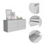 Commode double à six tiroirs Seul, plateau supérieur