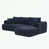 Dark Blue Chenille