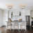 Jashaun 4-light Crystal Flush Mount Ceiling Light-228009459