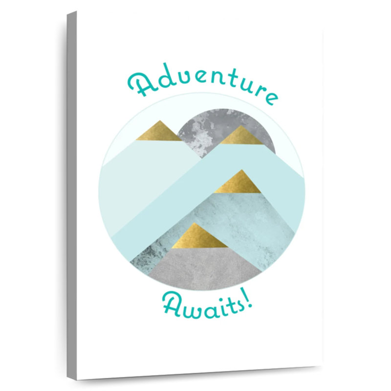 Ashelle Adventure Awaits, 48" H x 32" W