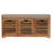 Shutter Oak-Ish Shoe Bench