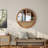 Brandy Round Rattan Mirror Boho Mirror