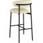 Tabouret de bar rembourré en cuir Lupita-840074840-840074842