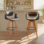 Tabouret de bar rembourré à hauteur fixe Dirksen-1076643470-1157249880