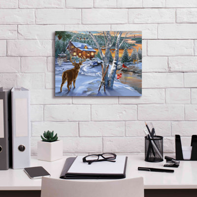 Buck River - reproduction sur toile tendue