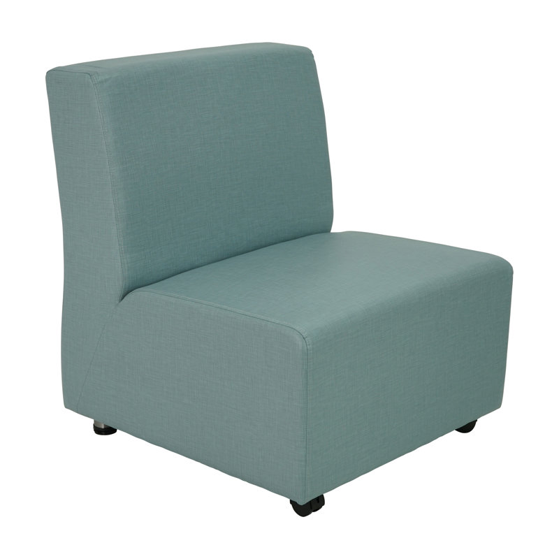 Fauteuil mobile rembourré Pro Series - noir, Ciel bleu hachuré