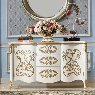 Elegant and luxurious side cabinet