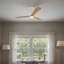 Hot sales Ventilateur de plafond moderne de 72 pouces avec moteur à courant continu réversible à télécommande 3 lumières à DEL 3 couleurs à intensité variable-117542397-117542398