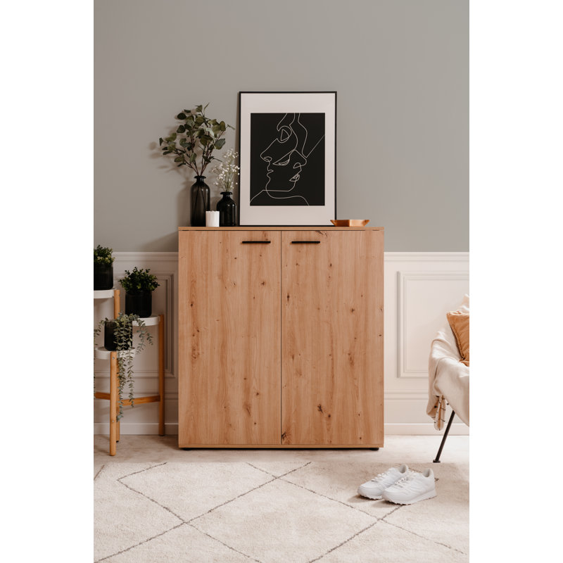 24 Pair Shoe Storage Cabinet, Beige
