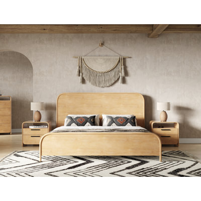 Hultgren - Modern Natural Acacia Bed
